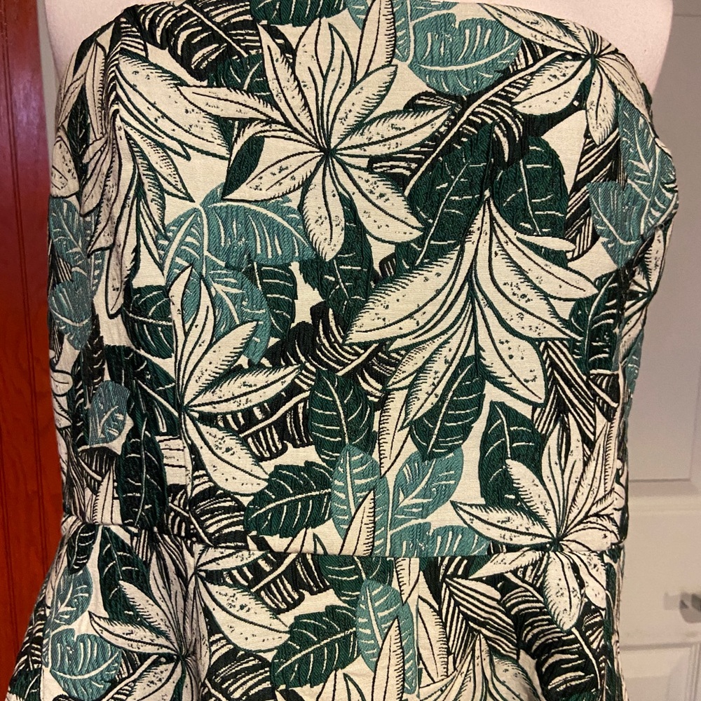 Eva Mendes Green Floral Dress NWT XXL